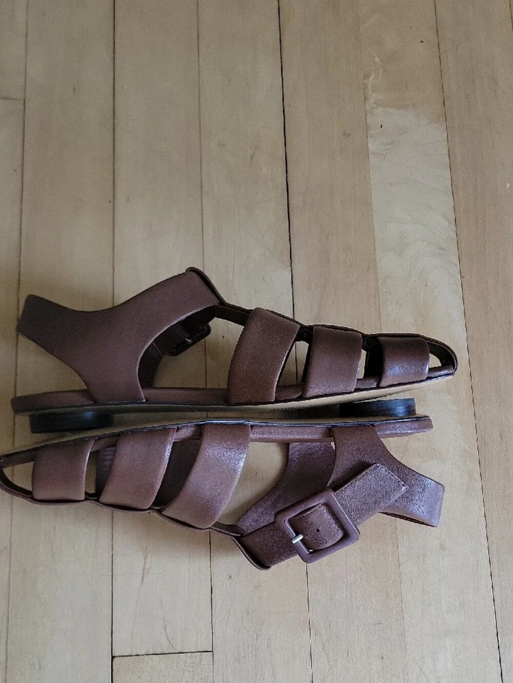 Everlane Brown Leather Fisherman Strap Sandal - 7.5 - NWT - Picture 6 of 8